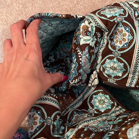 Java Blue Vera Bradley weekender bag - Picture 3 of 3